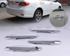 Накладка на ручки дверей. Toyota: Corolla, Ipsum, Yaris, RAV4, Matrix, Ractis, XA, Passo, Highlander, Corolla Fielder, Voltz, Prius, Corolla Spacio, b...