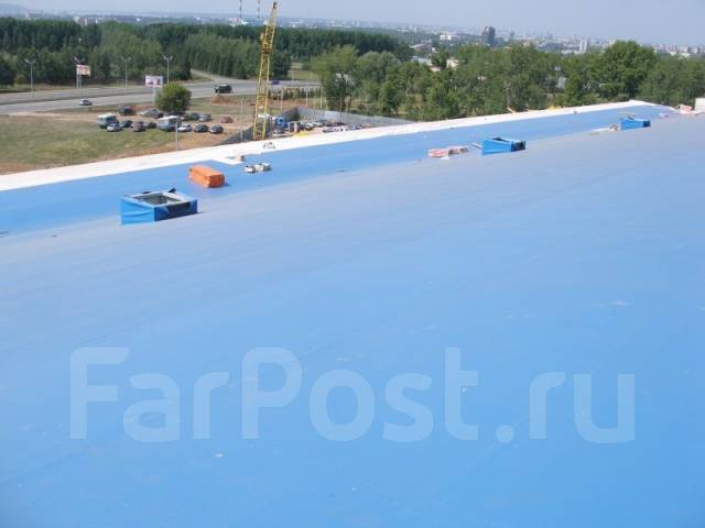 Кровельные материалы (ПВХ мембрана Пластфоил), в наличии. Цена: 330₽ в ...