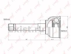 Шрус подвески. Toyota: Toyoace, Hiace, Quick Delivery, Regius Ace, Celica, Dyna Двигатели: 3YP, 5L, 3L, 2L, 4Y, 2RZE, 3YU, 3SFE