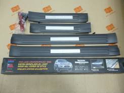 Накладка на порог. Toyota Land Cruiser Toyota Land Cruiser Prado, GRJ120, GRJ120W, KDJ120, KDJ120W, KZJ120, LJ120, RZJ120, RZJ120W, TRJ120, TRJ120W, V...