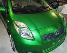 Накладка на фару. Toyota Vitz, KSP90, NCP91, NCP95, SCP90