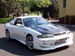 Порог пластиковый. Nissan Skyline, 33