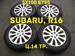 Subaru. 6.5x16", 5x100.00, ET55
