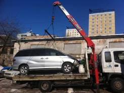 Услуги эвакуатора, 6т борт, 3т кран, лебедка 4т, сходни. Владивосток