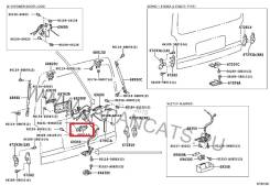 Ручка двери внешняя. Toyota Hiace, KDH202, TRH223, TRH201, KDH212, KDH201, KDH223, TRH203, KDH203, TRH213, TRH221, LH202, KDH220, LH200, LH222, LH212...