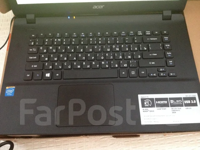 Acer Aspire ES1-511. 2,1����, ��� 2048 ��, ���� 320���, WiFi: 1, Bluetooth: 1, ����������� �� 4��. ����