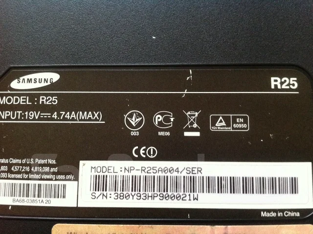 Samsung R25 Plus. 2 000����, ��� 1024 ��, ���� 120���, WiFi: 1, Bluetooth: 1, ����������� �� 3��. ����