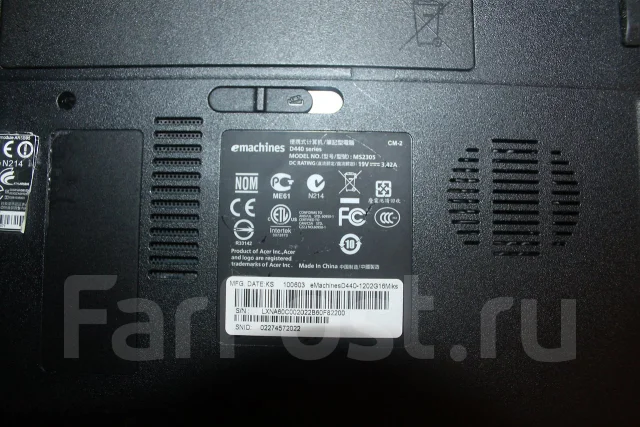 eMachines D440. 2,2����, WiFi: 1 ����