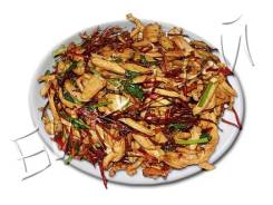 Куриное филе соломкой жареное с красным перцем, ароматное