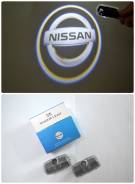 Проекция логотипа автомобиля в дверь Nissan. Nissan Patrol Nissan Teana