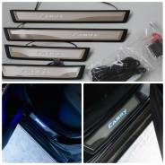 Накладка на порог. Toyota Camry, ASV50, AVV50, GSV50