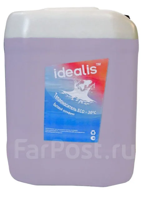Теплоноситель (бытовой антифриз) Idealis -40C (20кг), новый, в наличии ...