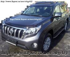 Дефлектор капота. Toyota Land Cruiser Prado, GDJ150, GDJ150L, GDJ150W, GDJ151W, GRJ150, GRJ150L, GRJ150W, GRJ151W, KDJ150, KDJ150L, LJ150, TRJ12, TRJ1...