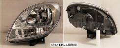 Фара. Renault Kangoo Двигатели: K9K, E7J, D4F, D4D, K4M, D7F, K7J, D7D, F9Q, K7M, F8Q