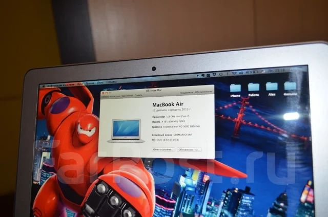 Apple MacBook Air 11 2013 Mid MD711. 1,3����, ��� 4 ��, ���� 128���, WiFi: 1, Bluetooth: 1, ����������� �� 9��. ����