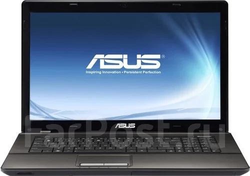 Asus K73TK. 1,5����, ��� 6 ��, ���� 650���, WiFi: 1, Bluetooth: 1, ����������� �� 4��. ����