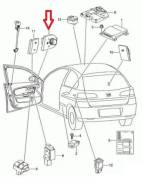Блок управления зеркалами. SEAT Cordoba SEAT Ibiza