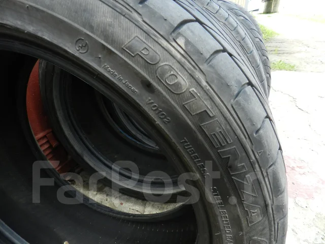 Bridgestone Potenza RE070R. ������, 2007 ���, �/�, ����� 30 % ����