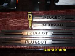 Накладка на порог. Peugeot