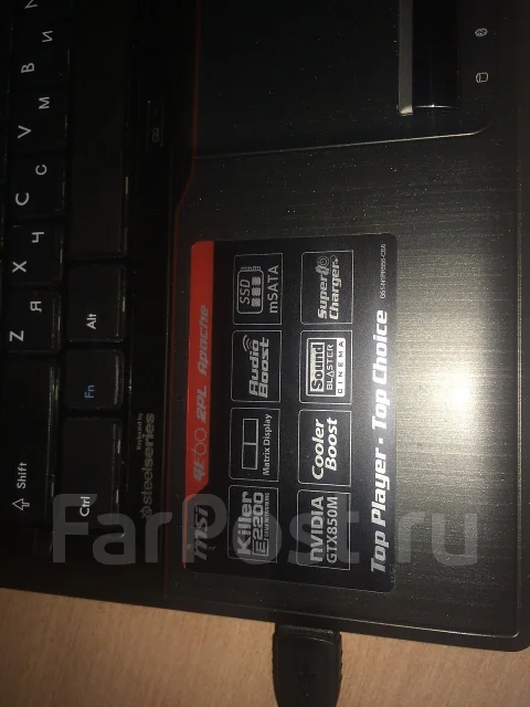 MSI GE60 2PL Apache. 2,9����, ��� 8 ��, ���� 1 000���, WiFi: 1, Bluetooth: 1, ����������� �� 3��. ����