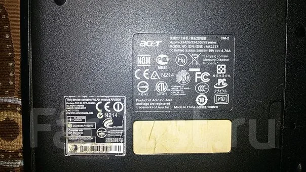 Acer Aspire 5542G. ��� 4 ��, ���� 320���, WiFi: 1, Bluetooth: 1, ����������� �� 2��. ����