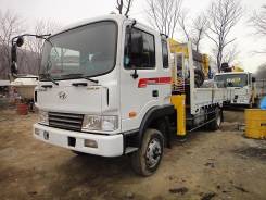 Hyundai Mega Truck. Продам бортовой грузовик с манипулятором Hyundai MEGA Truck, 6 606 куб. см., 5 000 кг.