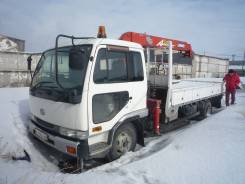 Nissan Diesel. Бортовой манипулятор , 6 925 куб. см., 5 000 кг., 7 500 м.