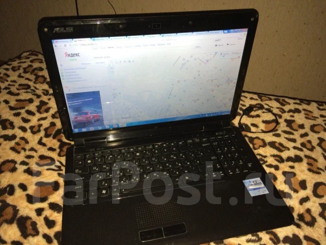Asus K50IP. ��� 2048 ��, ���� 250���, WiFi: 1, Bluetooth: 1, ����������� �� 2��. ����