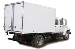 ГАЗ 3309. Фургон "Газон" с двухрядной кабиной, 4х2, 4 700 куб. см., 4 000 кг.