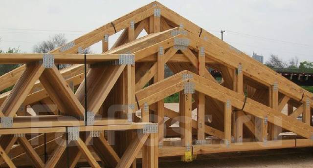 Готовые деревянные стропильные фермы для крыши – цена от завода