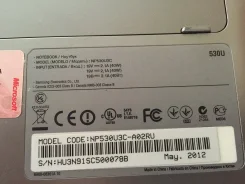 Samsung 530U3C. 1,7����, ��� 4 ��, ���� 500���, WiFi, Bluetooth, ����������� �� 4��. ����