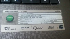 Acer Aspire 7750G. ��� 3072 ��, ���� 320���, WiFi: 1, Bluetooth: 1, ����������� �� 2��. ����