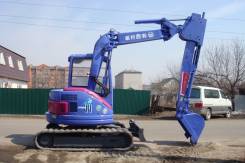 Komatsu PC50UU. Японский экскаватор с телескопической стрелой, Глубина копания: 5 м, 2 200 куб. см., 0,25 куб. м.