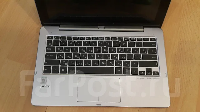 Asus Transformer Book TX201LA. 16����, ��� 4 ��, ���� 500���, WiFi: 1, Bluetooth: 1, ����������� �� 7��. ����