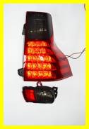 Фонари задние + туманки RED Black Toyota Land Cruiser Prado 150