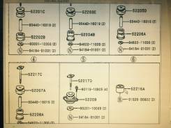 Подушка кузова. Toyota Land Cruiser, KDJ90, KDJ95, KZJ90, KZJ95, RZJ90, RZJ95, VZJ90, VZJ95 Toyota Land Cruiser Prado, KDJ90, KDJ90W, KDJ95, KDJ95W, K...