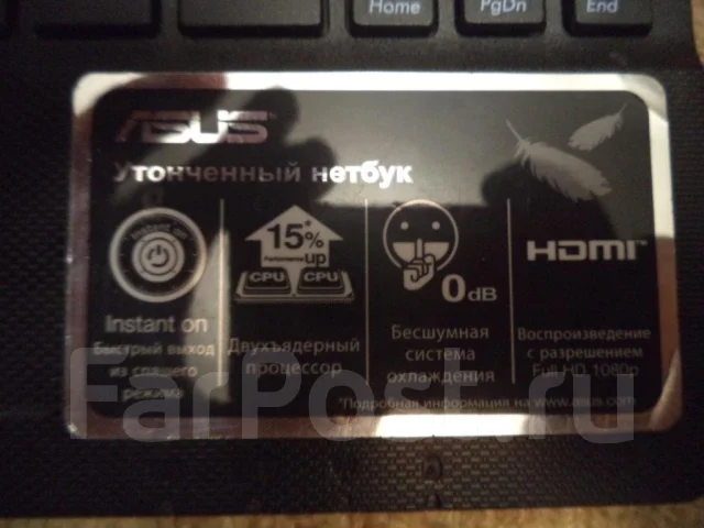Asus Eee PC X101CH. 1,6����, ��� 1024 ��, ���� 500���, WiFi: 1, Bluetooth: 1, ����������� �� 4��. ����
