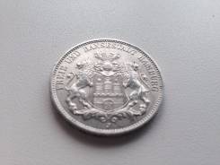 3 марки Гамбург 1913 г. Серебро Подлинник