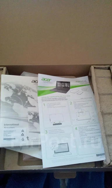 Acer Aspire E15. ��� 4 ��, ���� 500���, WiFi: 1, Bluetooth: 1 ����