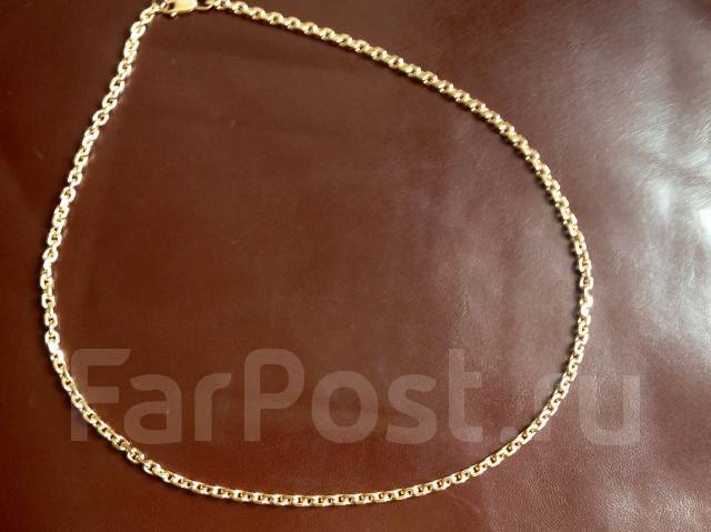 Золотая цепь якорного плетения, мужчине, в наличии. Цена: 55 000₽ воВладивостоке