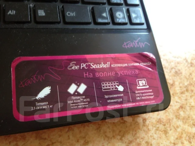 Asus Eee PC 1008P. 1,6����, ��� 2048 ��, ���� 250���, WiFi: 1, Bluetooth: 1, ����������� �� 1��. ����