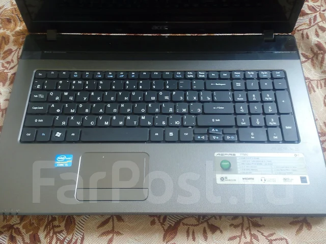 Acer Aspire 7750G. ��� 4 ��, ���� 320���, WiFi: 1, Bluetooth: 1, ����������� �� 4��. ����