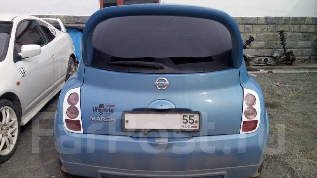 Nissan March k12 выхлопная