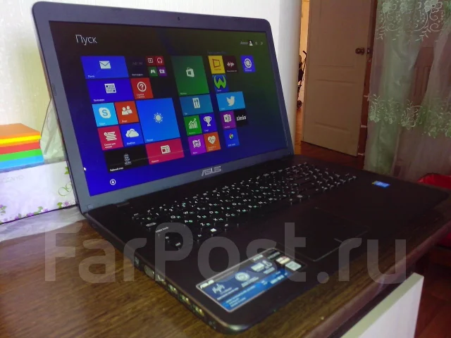 Asus X751. 2,1����, ��� 4 ��, ���� 400���, WiFi: 1, Bluetooth: 1, ����������� �� 4��. ����