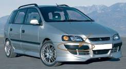 Накладка на бампер. Mitsubishi Space Star