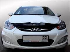 Дефлектор капота. Hyundai Solaris