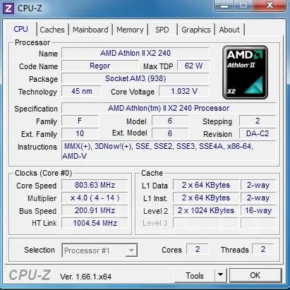 AMD Athlon II X2 240 ����