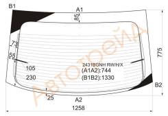 Стекло заднее (крышка багажника) с обогревом BMW 3-SERIES E36 COMPACT 94-01 3D HBK XYG 2431BGNHRWHX