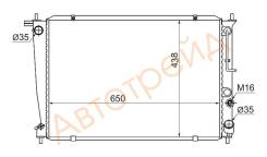 Радиатор HYUNDAI H1/H200/STAREX 2.4/2.5TD/2.6D 97-07 SAT HY0013