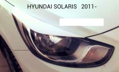 Накладка на фару. Hyundai Solaris, RB Двигатели: G4FA, G4FC